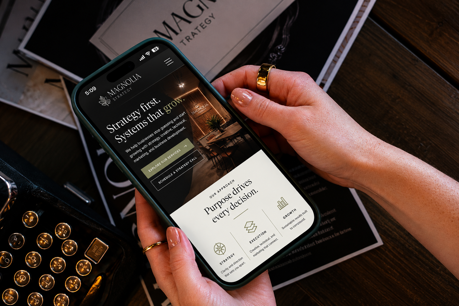 Magnolia Strategy website development and technical infrastructure